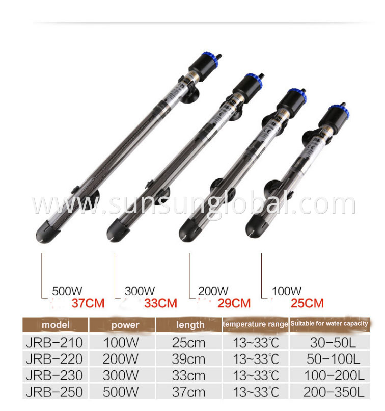 Sunsun Aquarium Glass Heater Jrb Series